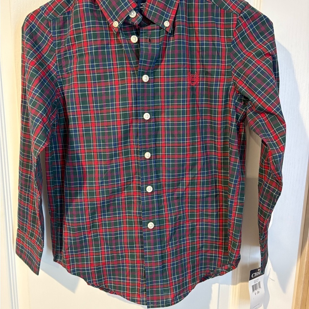 Kids Plaid Button-Up Shirt